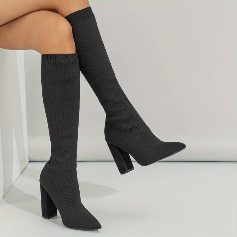Vexalith – Hochwertige kniehohe Sockenstiefel