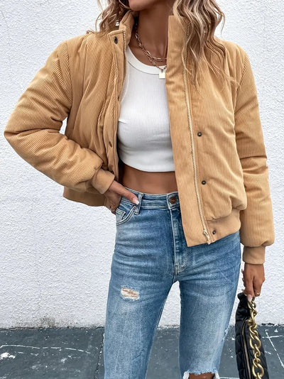 Avelena | Lässige Warme Jacke mit Langen Ärmeln