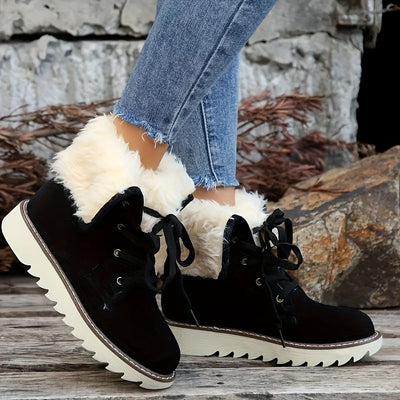 Avelena | Damen Einfarbige Kurzstiefel
