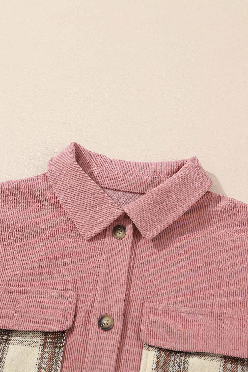 Cord-Hemdjacke mit Karomuster | Weicher Komfort | Lässiger Stil