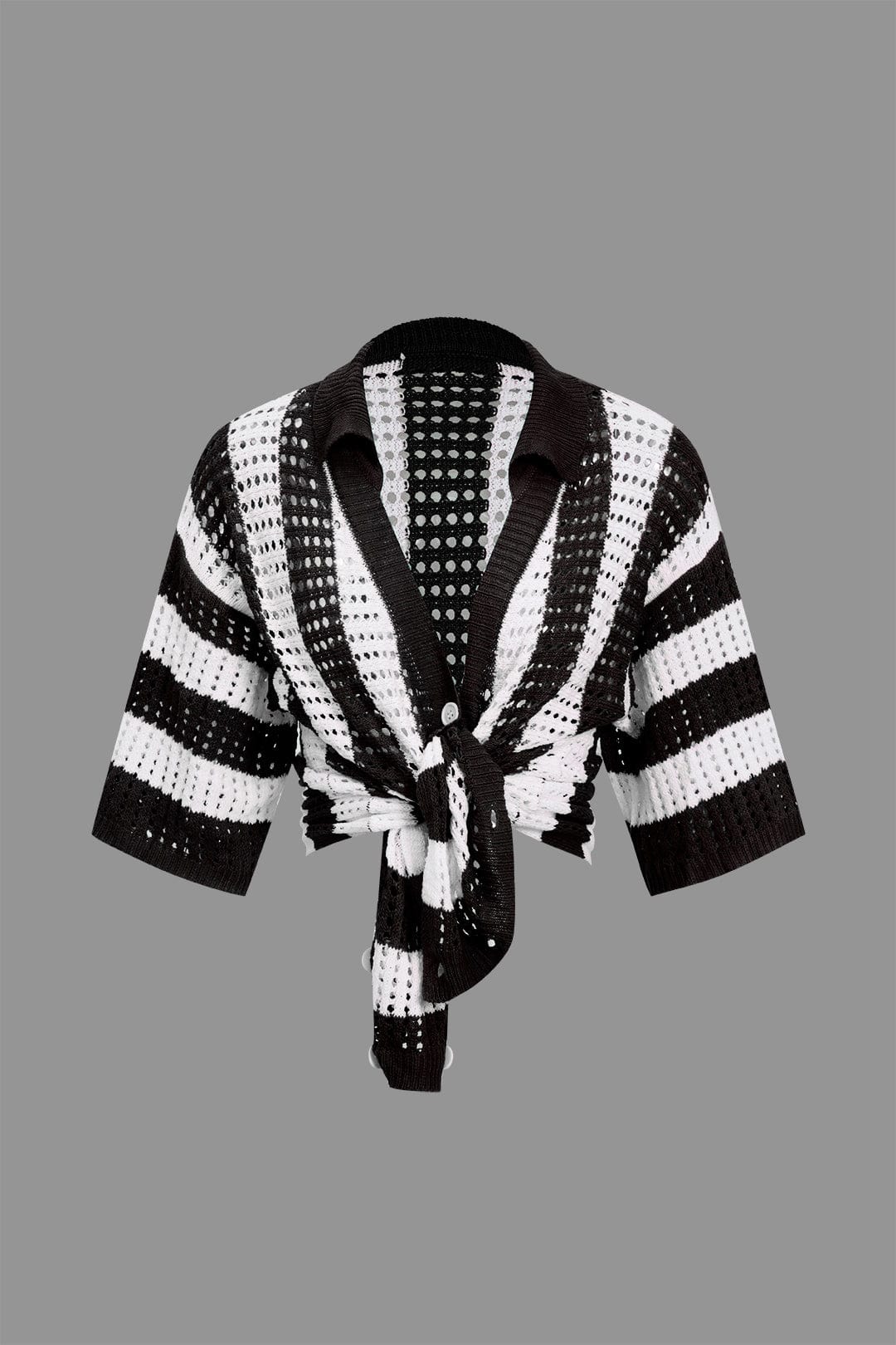 Noemi | Stylisches Häkel-Zweiteiler-Set mit Streifenmuster