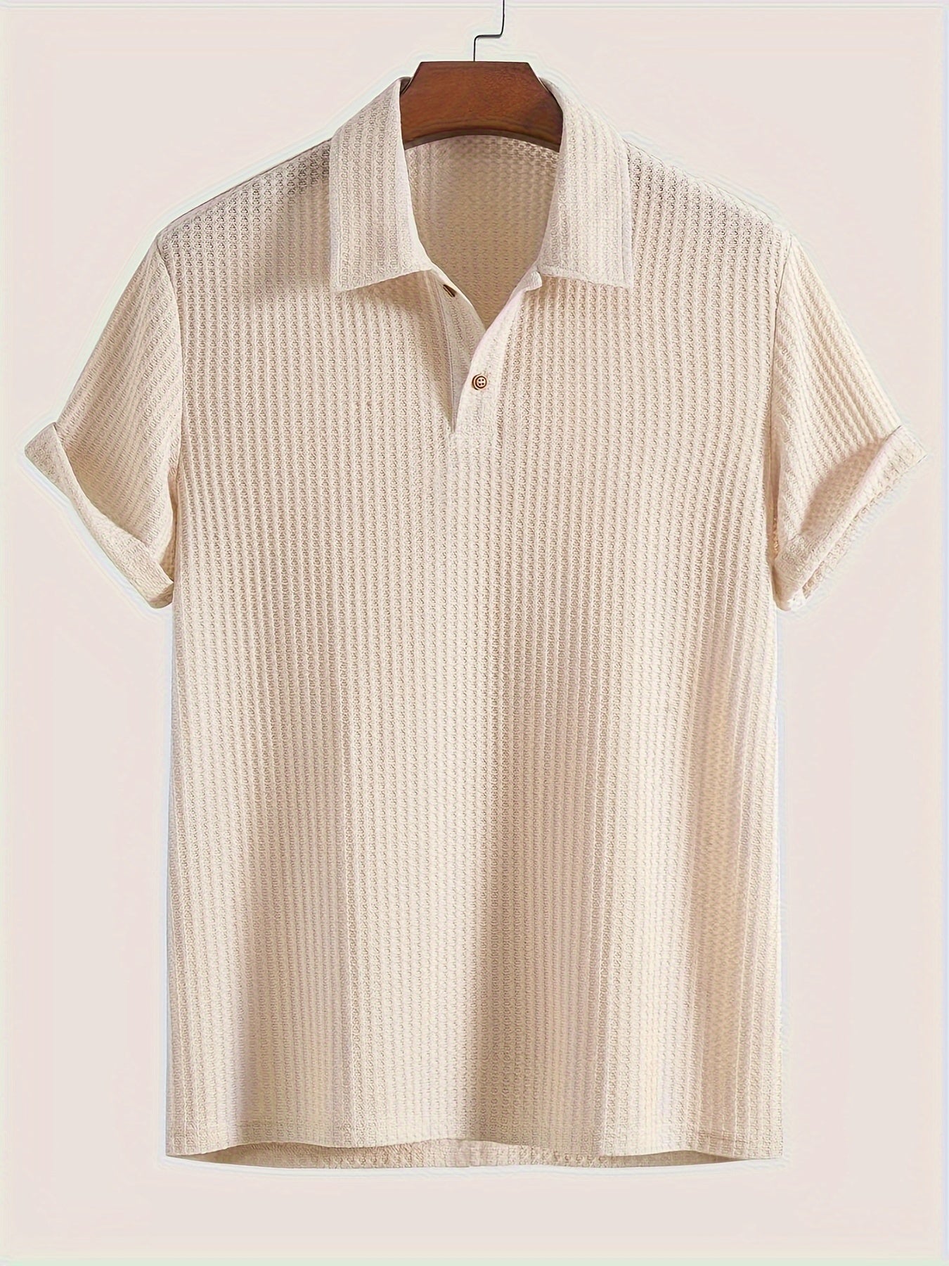 Herren Klassisches Strukturiertes Poloshirt | Bequem & Vielseitig | Smarter Casual-Look