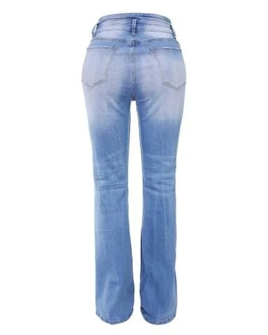 Avelena | Denim-Hose mit Hoher Taille