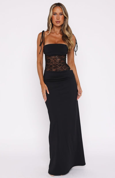 Arianne I Maxikleid mit Spitzeneinsatz