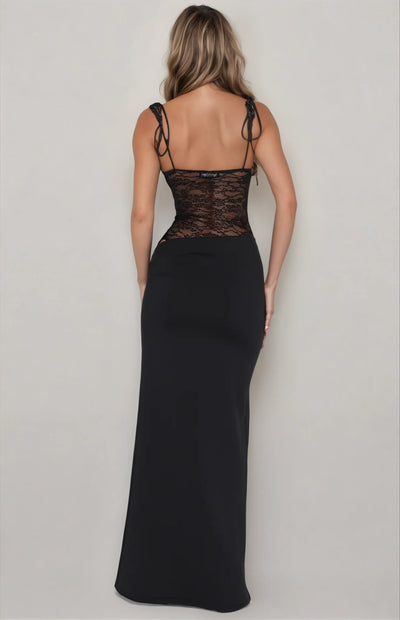 Ella – Satiniertes Midikleid