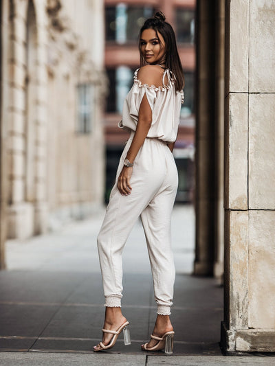 Audrey | Elegant Jumpsuit mit V-Ausschnitt