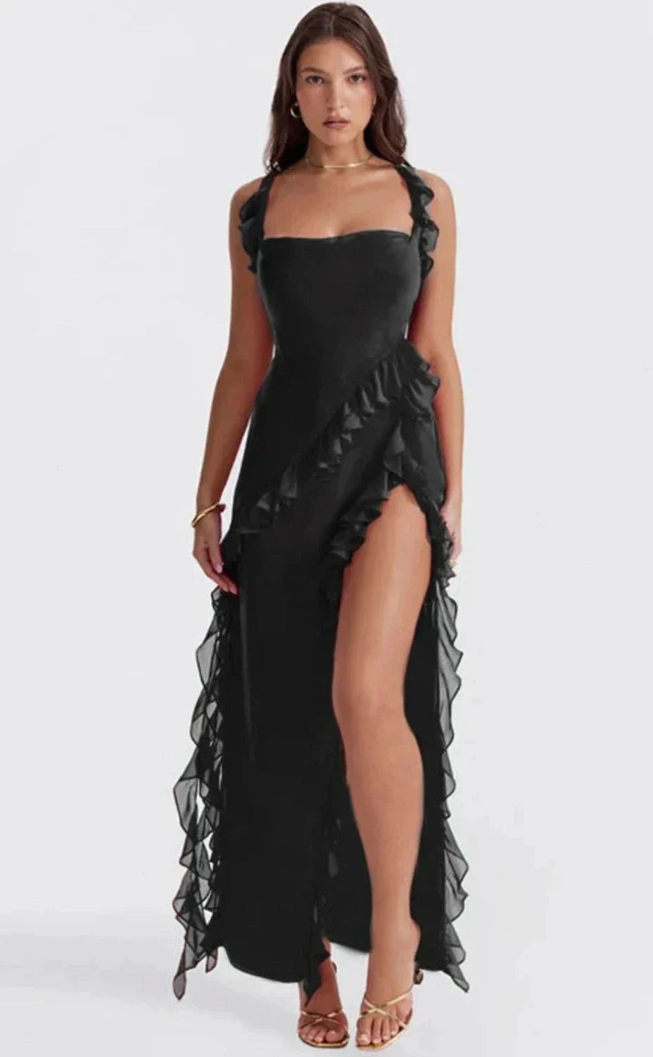 Avelena | Maxi Kleid mit Schlitz