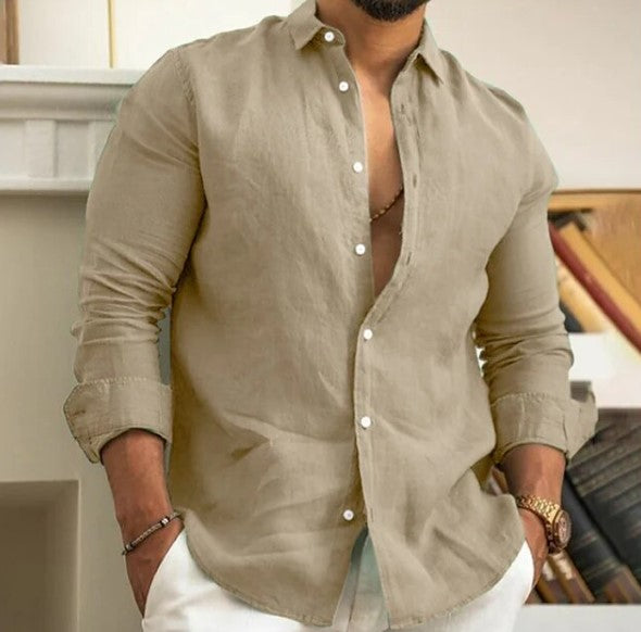 Huval -  Herrenhemd Vielseitig & Atmungsaktiv Perfekt für Freizeit & Büro