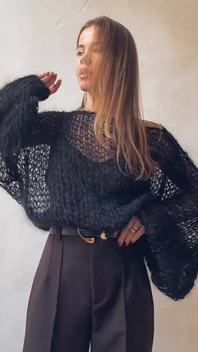 Avelena | Transparenter Pullover