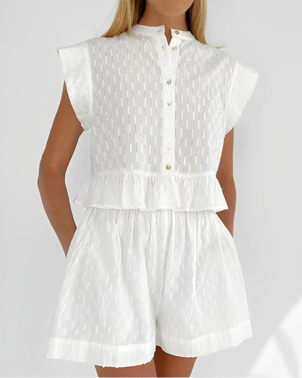 Avelena | Elegantes Texturiertes Set für Frauen