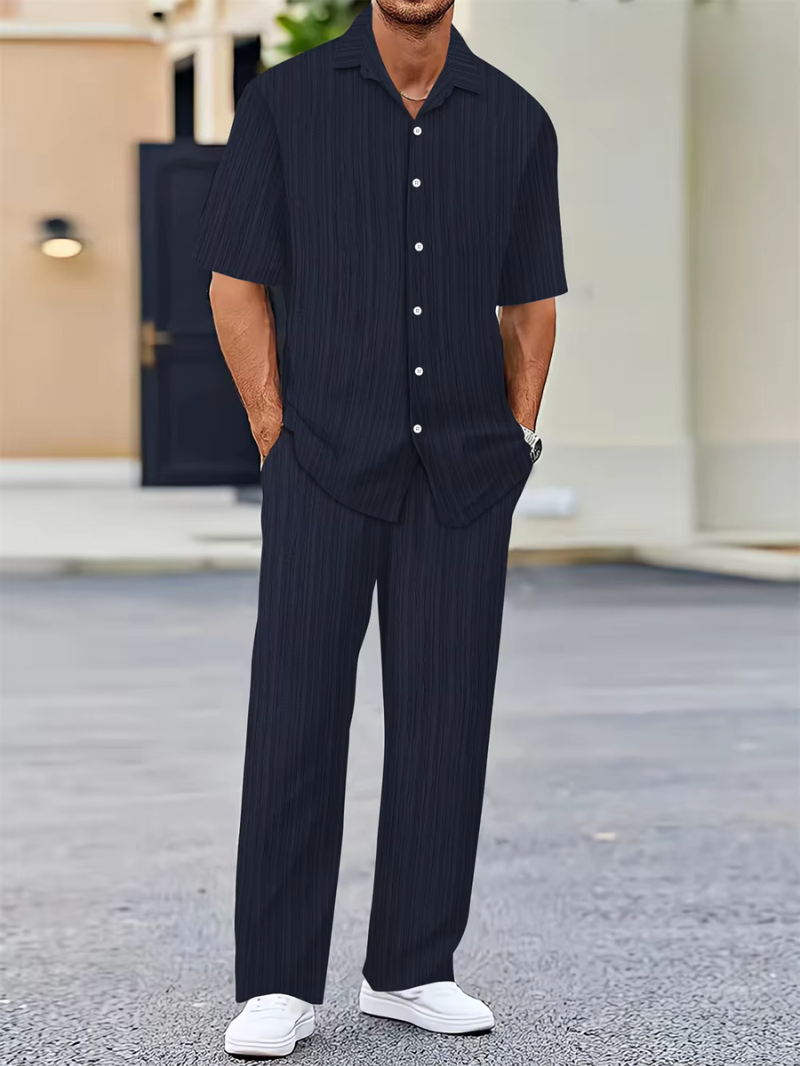 Evarion – Das herrenset mit hemd und hose für stilvolle sommerlooks 2025