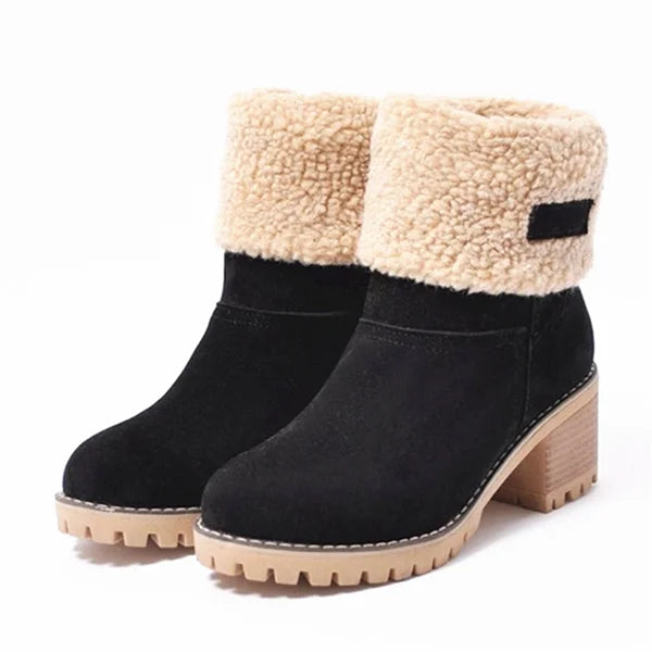Gefütterte Winterstiefel | Kuscheliges Innenfutter & Robuste Sohle | Warmer Komfort