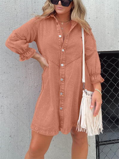 Jeanshemdkleid mit Knopfleiste | Lässig und Stylisch | Perfekt für den Alltag