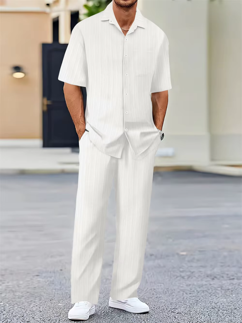 Evarion – Das herrenset mit hemd und hose für stilvolle sommerlooks 2025