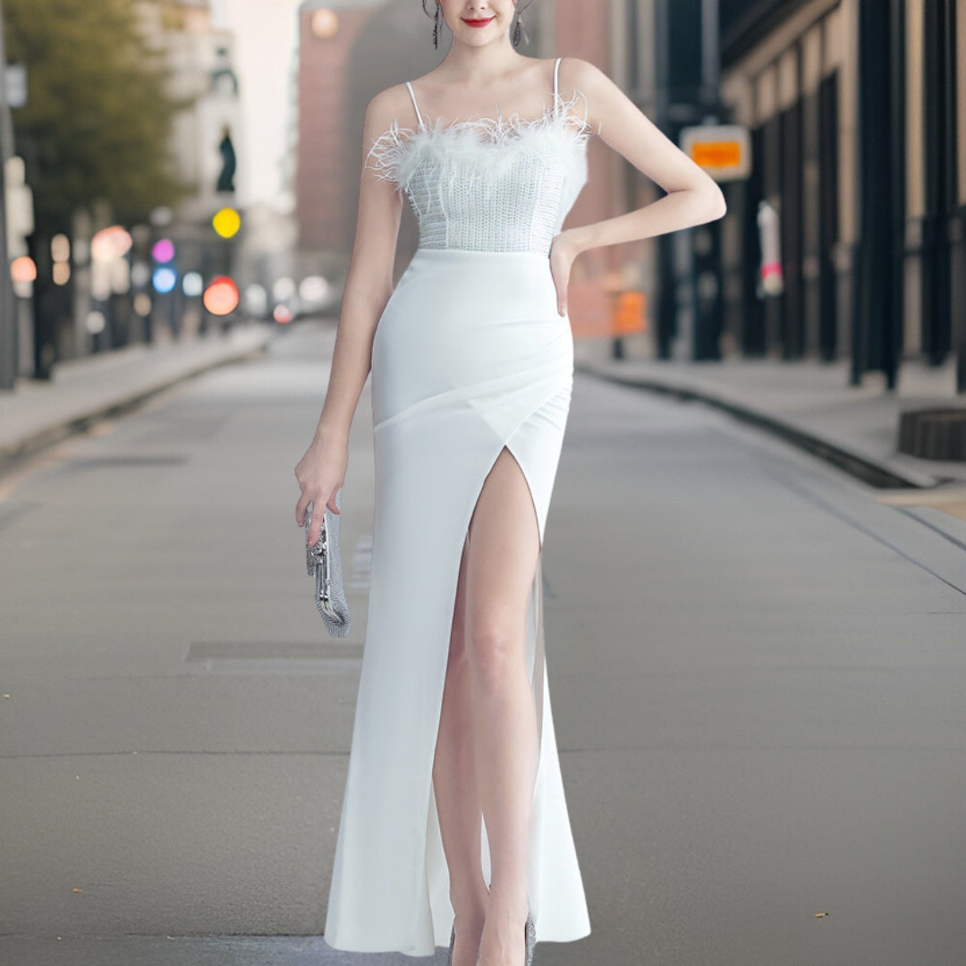 Avelena | Stylisches Langes Abendkleid