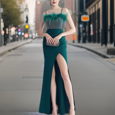 Avelena | Stylisches Langes Abendkleid