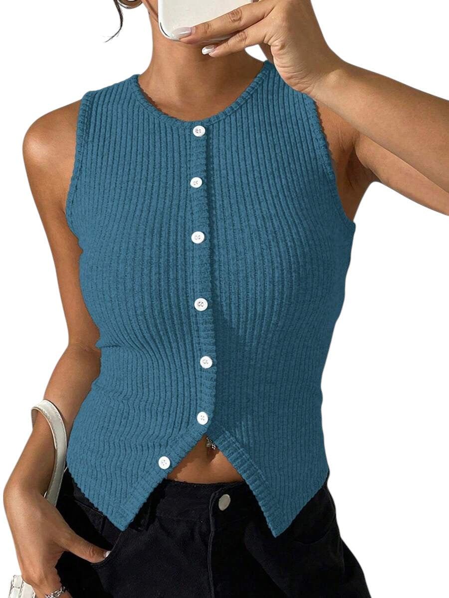 Niva – Geripptes Tanktop mit moderner Linie