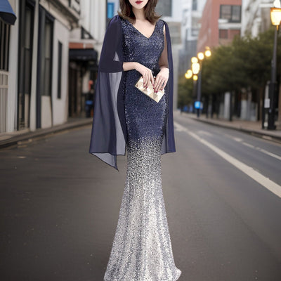 Avelena | Eleganter Abendkleid mit Schal