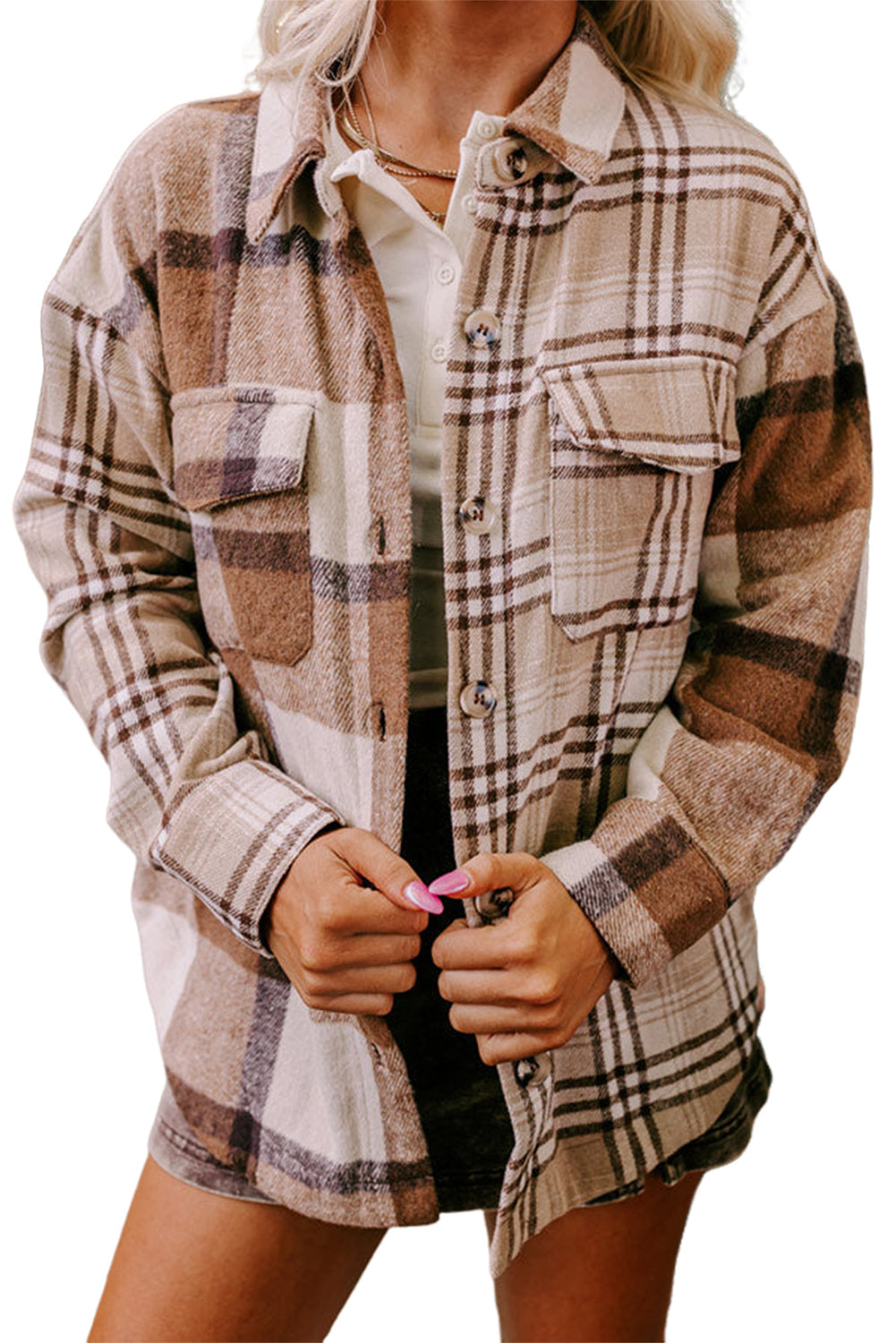 Karierte Hemdjacke | Weiches Flanell | Lässiger Stil