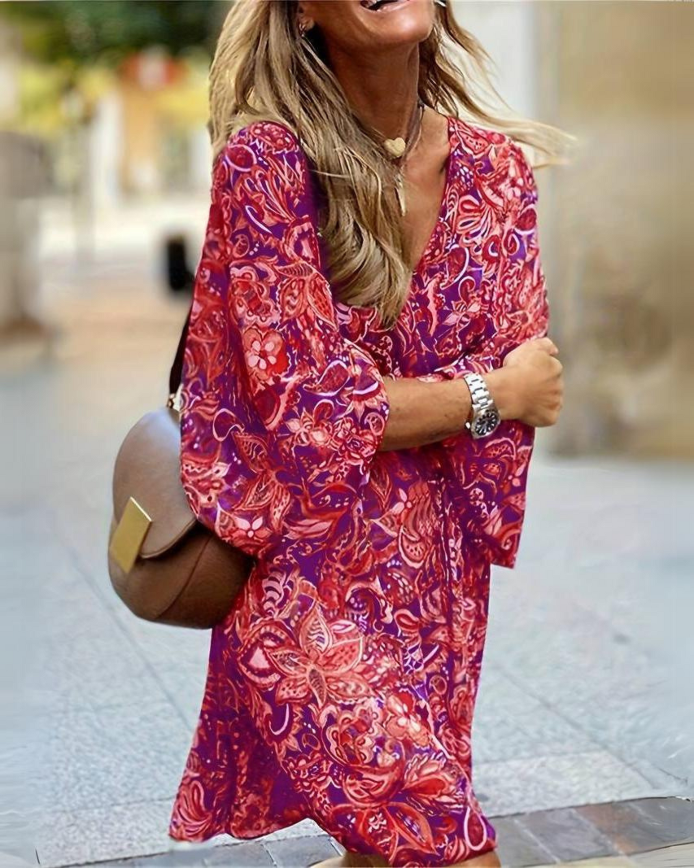 Avelena | Sunset Serenade Boho Kleid