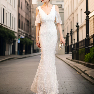 Avelena | Schönes Pailletten Abendkleid