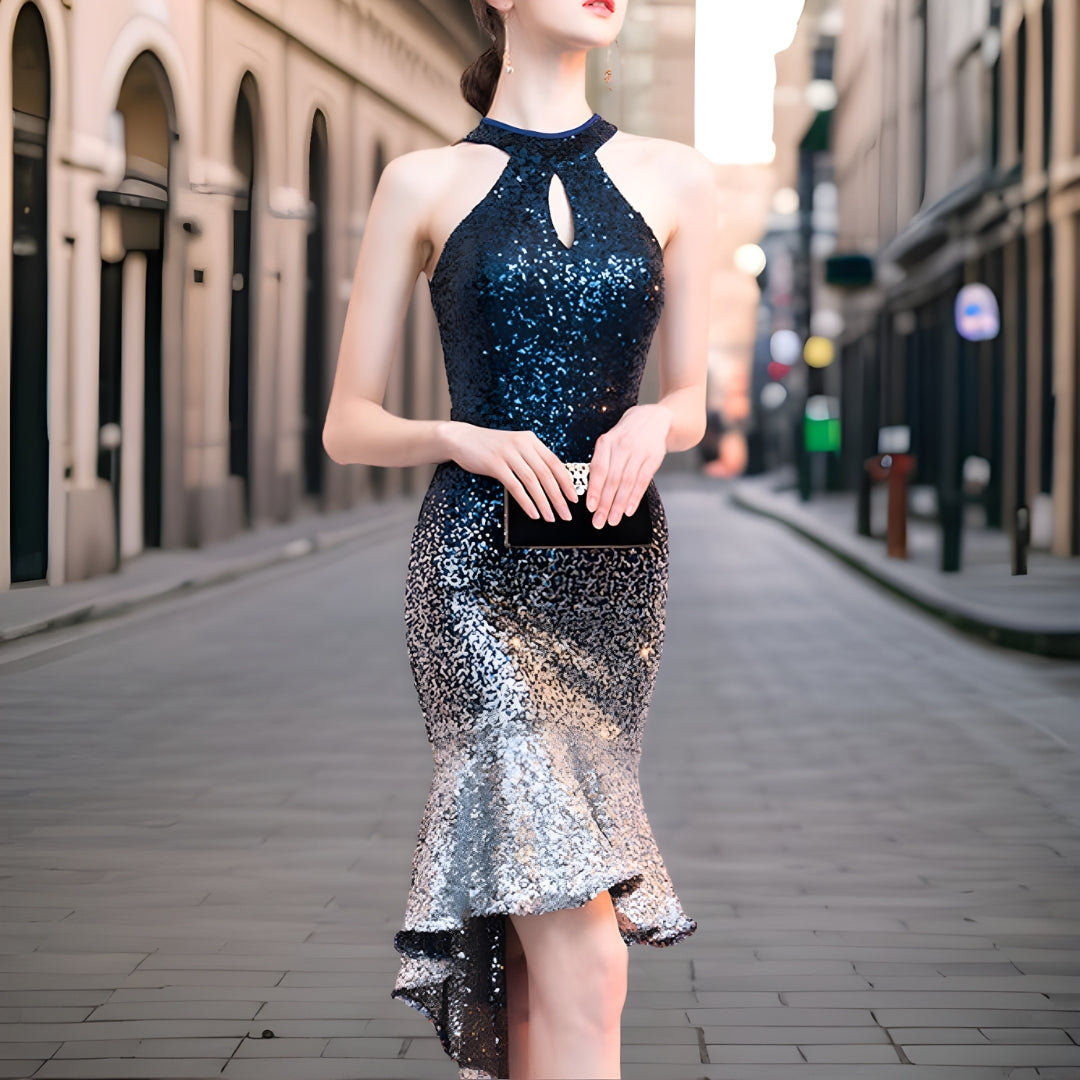 Avelena | Luxuriöser Pailletten Minikleid