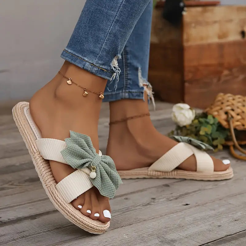 Sylis – Stylische Slipper mit Schleife