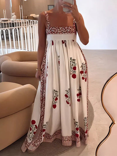Lumia - Elegantes plissiertes Maxikleid