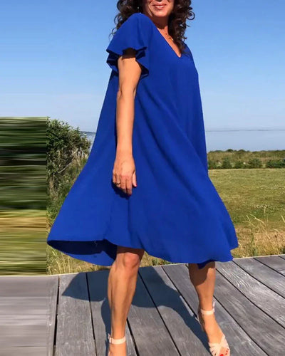 Lucinda – Elegantes Kleid mit Flügelärmeln