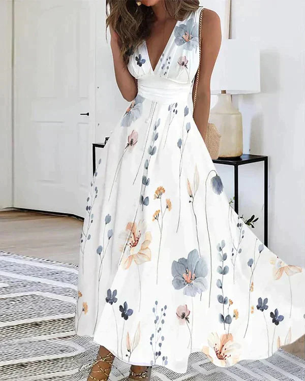 Barbie – Atemberaubendes weißes Blumenkleid
