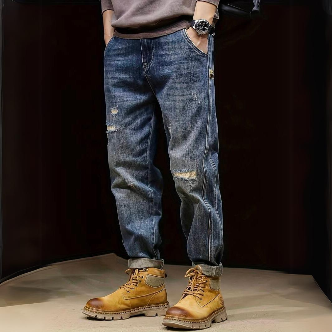 Jeans für Herren mit entspanntem Schnitt - Orzenil