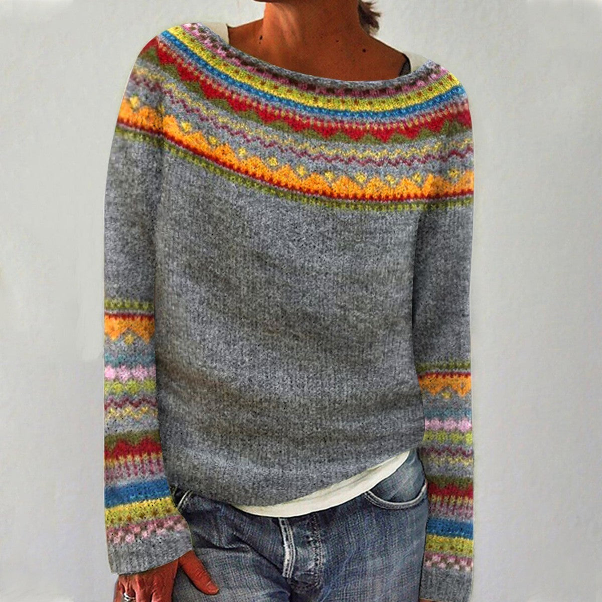 Anna™ | Skandinavischer Strickpullover