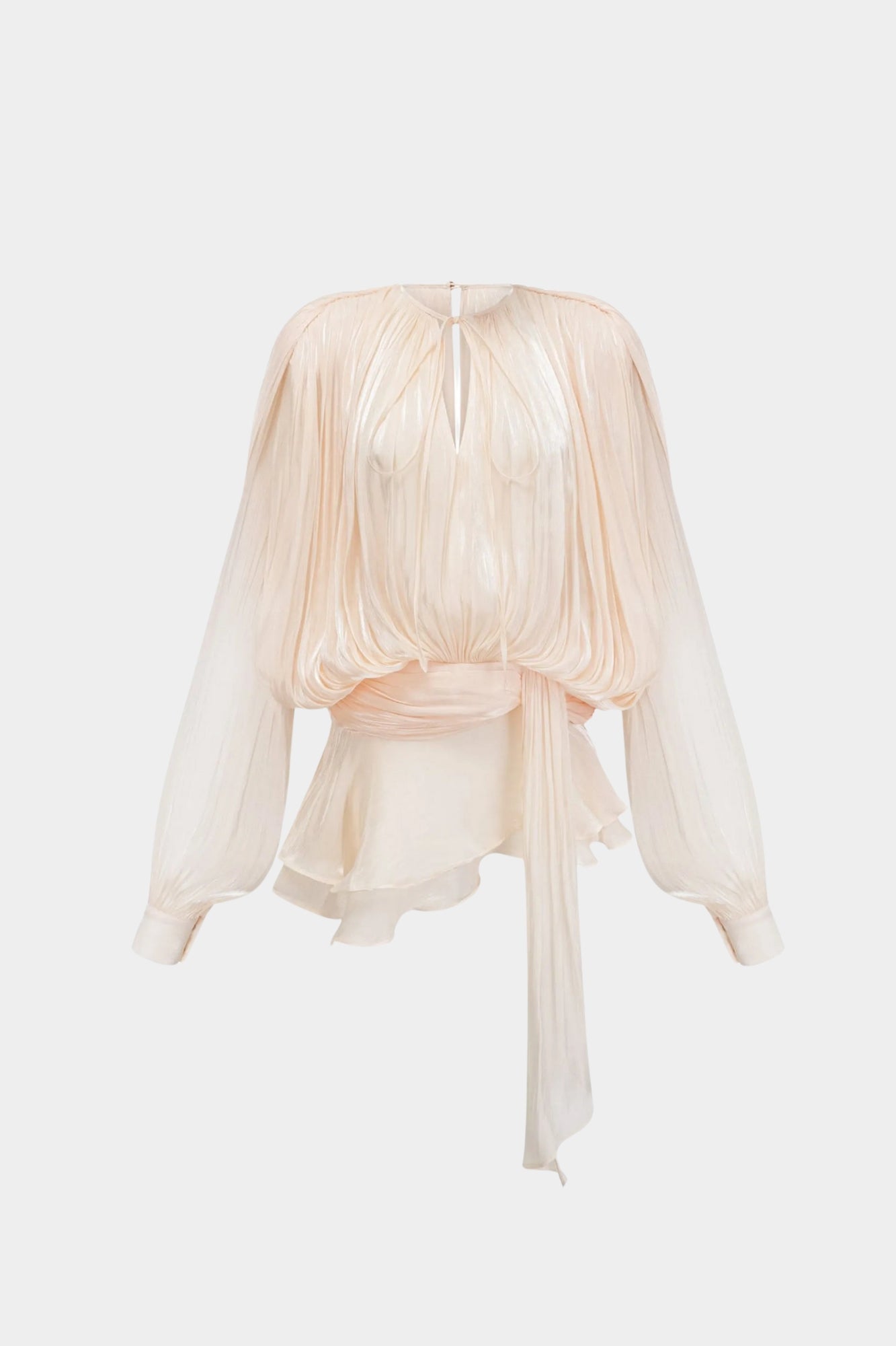 Livia - Faltendes Mesh-Kleid