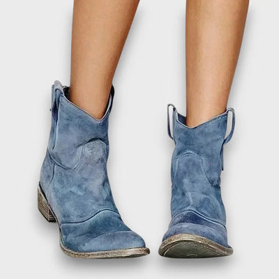 Trudy – Ankle-Boots im Western-Stil