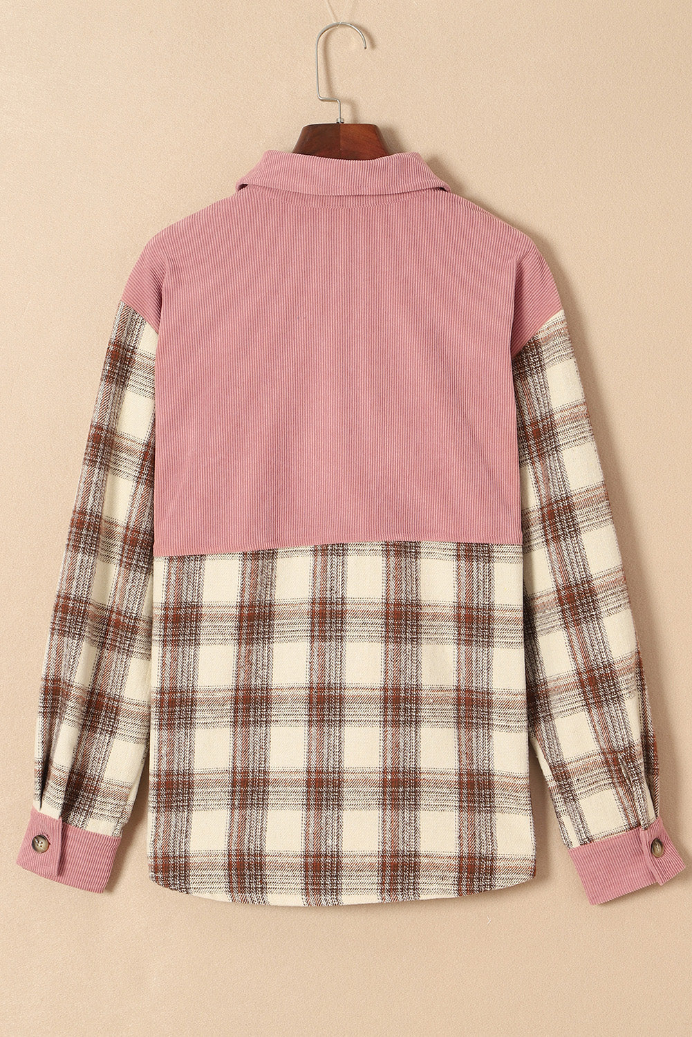 Cord-Hemdjacke mit Karomuster | Weicher Komfort | Lässiger Stil