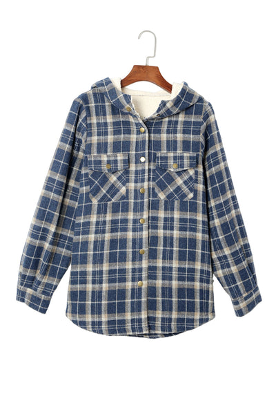 Kariertes mit Kapuze | Flauschige Wärme | Casual Stil