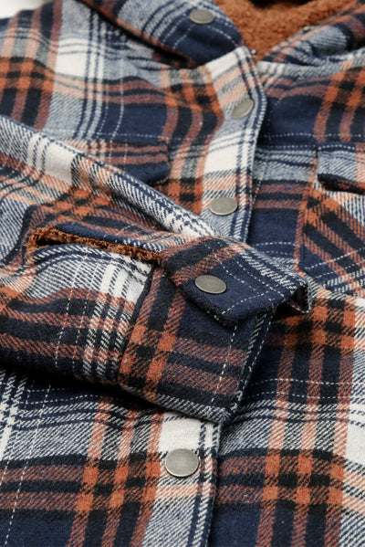 Kariertes mit Kapuze | Flauschige Wärme | Casual Stil