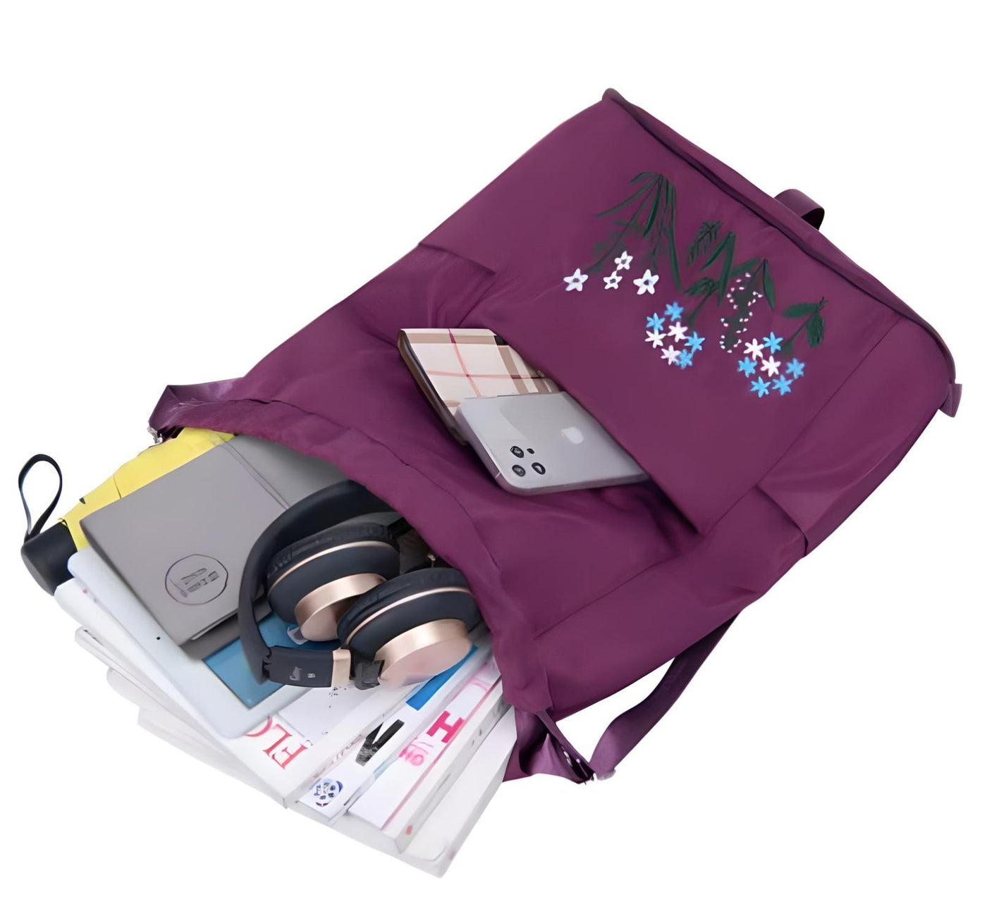 Praktischer, leichter Rucksack für Damen | Kordelzug