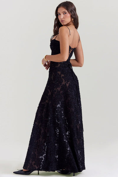 Avelena | Offene Rücken Kleid