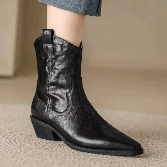 Avelena | Handgefertigte Western-Ritterstiefel Im Bohème-Stil für Frauen