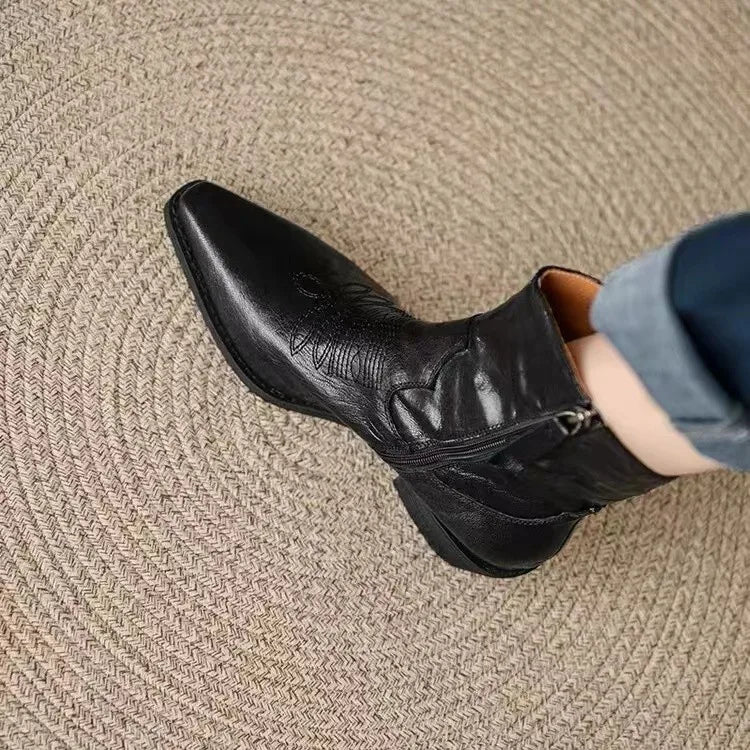 Avelena | Handgefertigte Western-Ritterstiefel Im Bohème-Stil für Frauen