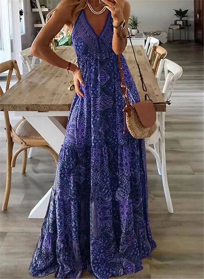 Blumenkleid für Frauen im Boho-Stil - Vaelyssa