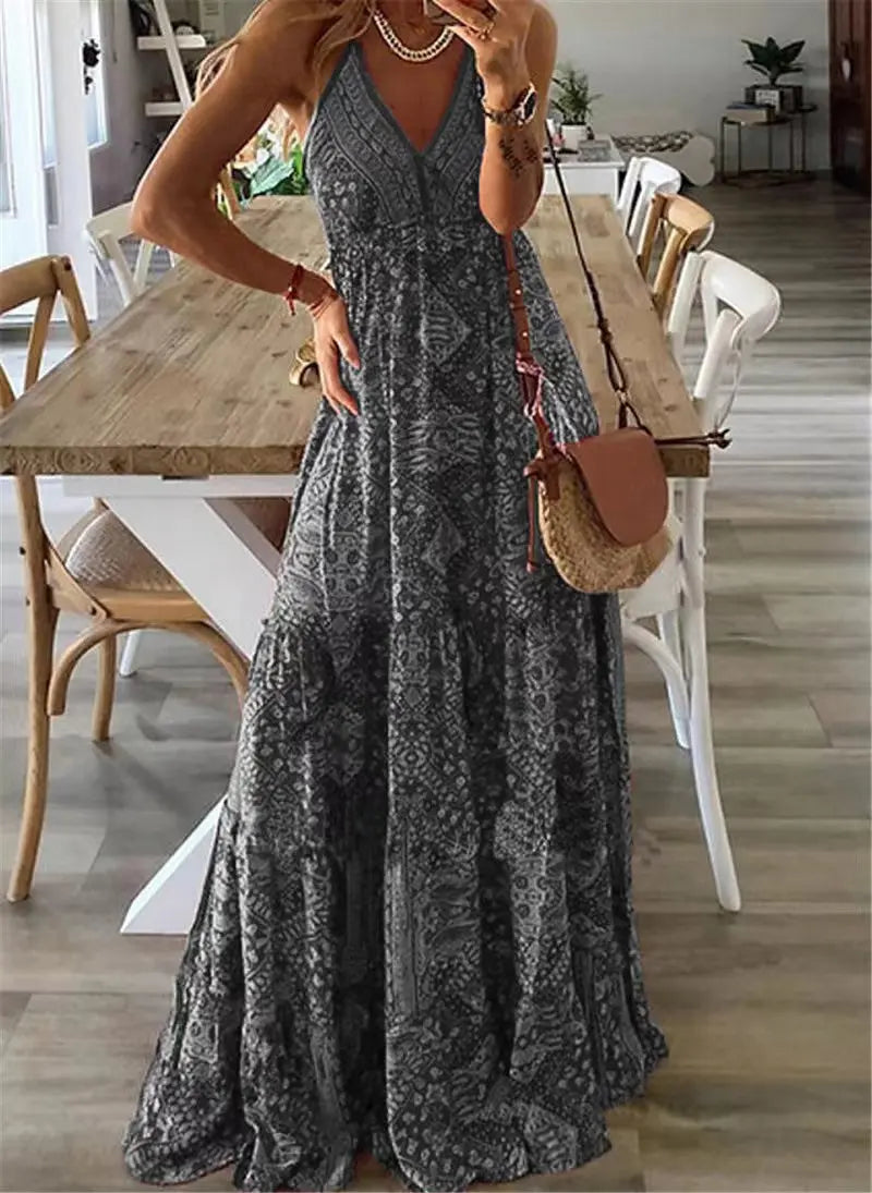Blumenkleid für Frauen im Boho-Stil - Vaelyssa