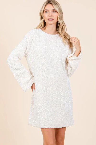 Pailletten-Minikleid | Glanz und Glamour | Festlicher Stil