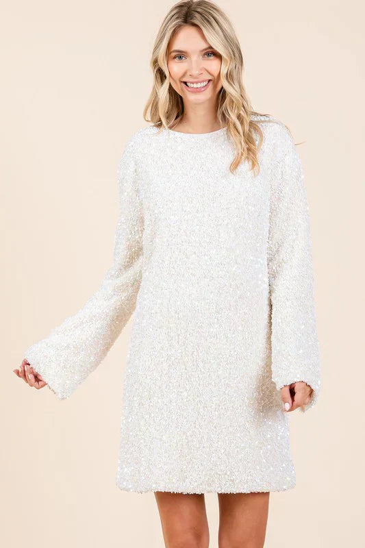 Pailletten-Minikleid | Glanz und Glamour | Festlicher Stil