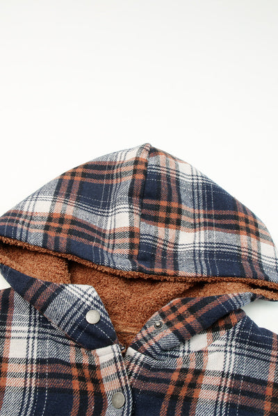 Kariertes mit Kapuze | Flauschige Wärme | Casual Stil