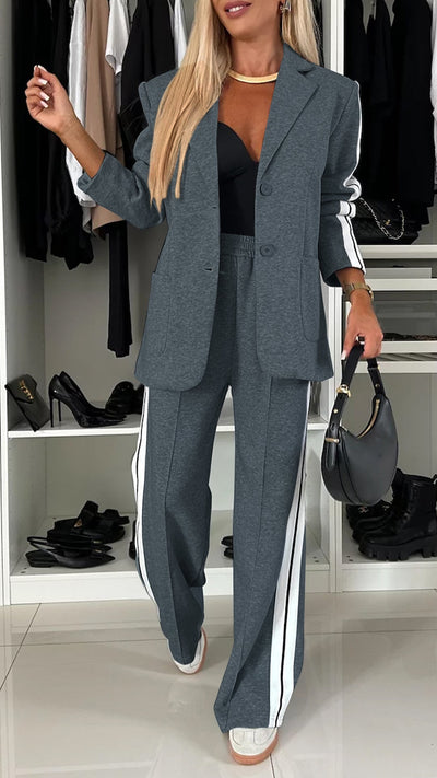 Zweiteiliger Jogginganzug mit Blazer | Lässig und Modern | Bequeme Passform