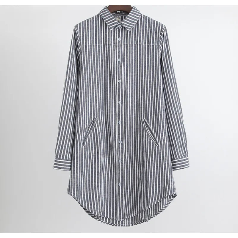 Avelena | Oversize-Bluse Women Striped Style