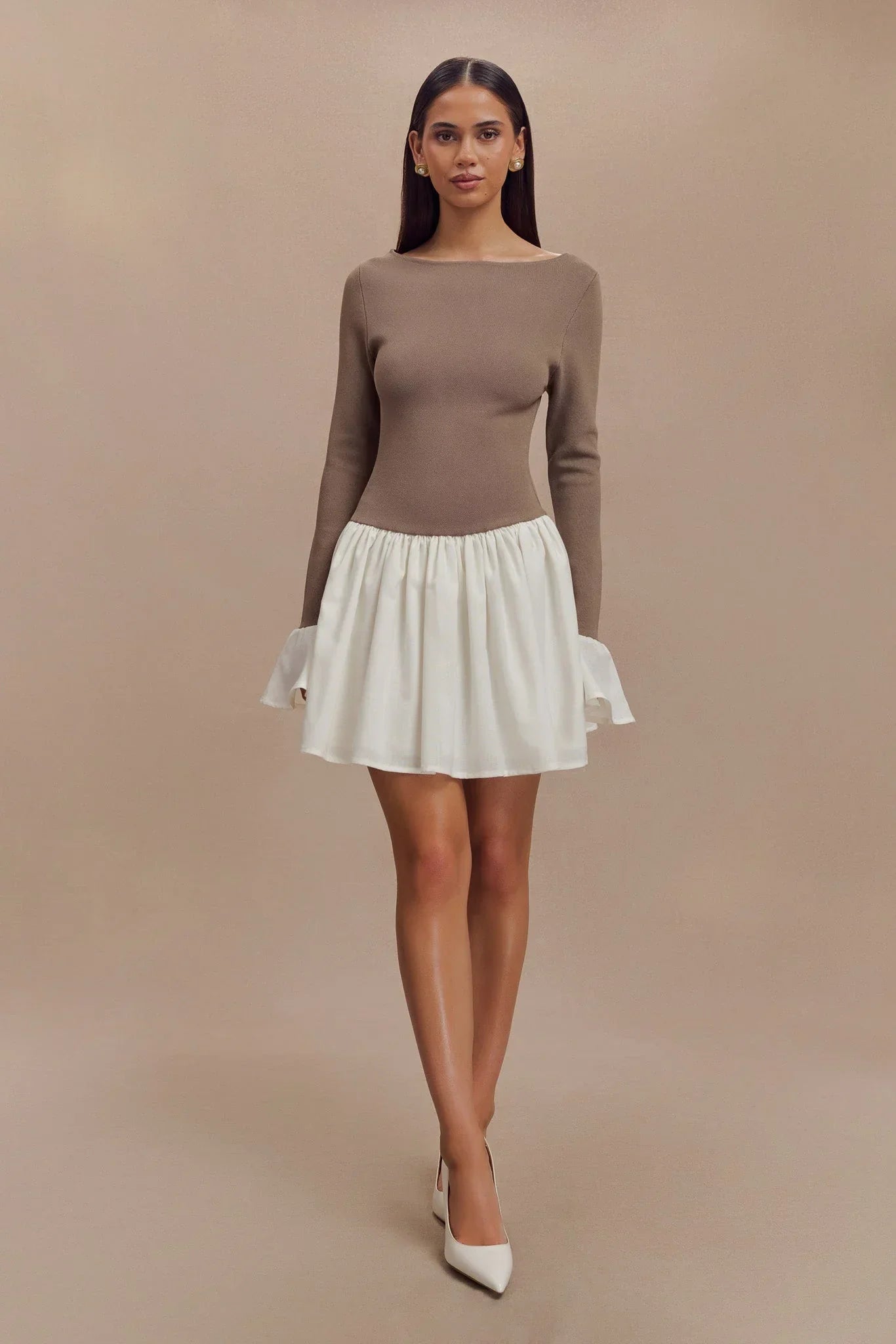 Giulia Off-Shoulder Sweater Dress