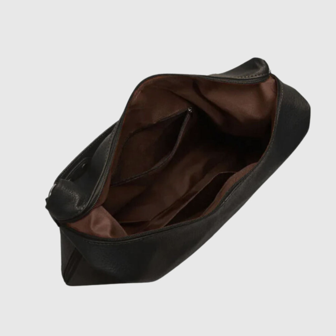 AMALFI CHARME MARRONE - Leather Tote Bag